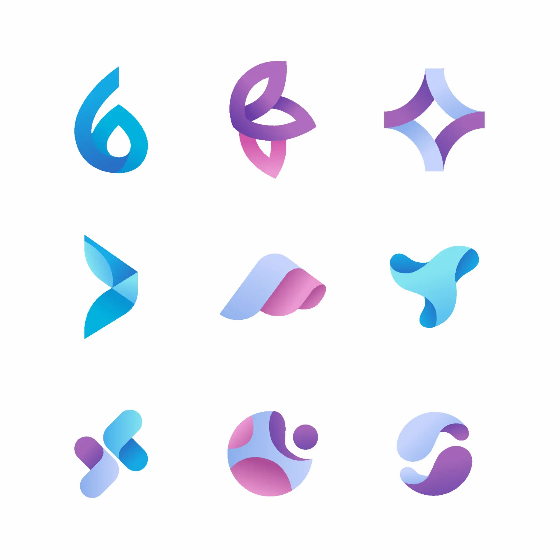 Conjunto de Logos e Ícones