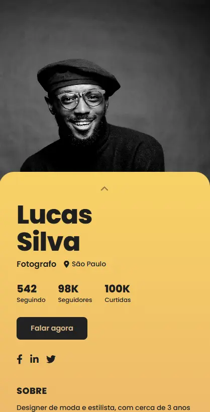 Exemplo Fotógrafo