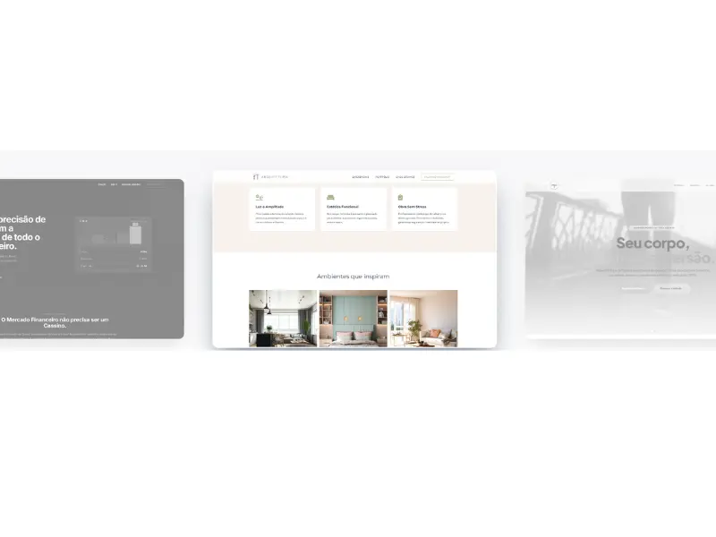 Projeto de website profissional